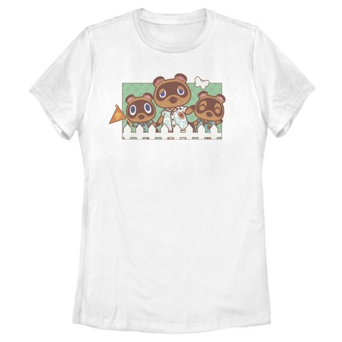 Women's Nintendo Animal Crossing Nook Family Portrait T-Shirt - image 1 of 4