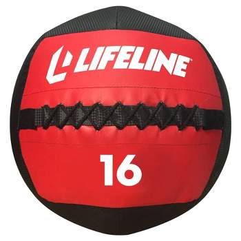 Lifeline Wall Ball 16lbs - Black/Red