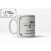 Crazy Dog T-Shirts Cup of Hot Chocolate Priceless Funny Weight Value Ceramic Coffee Drinking Mug  - 11oz - 2 of 4
