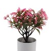 Unique Bargains Artificial Plants Coin Chrysanthemum with Cylinder Vase Plastic 3.15"x3.15"x9.45" 1 Pc - 4 of 4