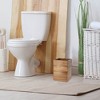 Evideco French Home Goods Acacia Square Waste Basket for Bathroom/Bedroom - 2 Gal (7.5 Liters) - Elegant Design - Compact & Durable - Easy to Clean - 3 of 4
