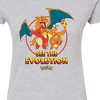 Women's - Pokémon - Charmander See The Evolution Fitted Graphic T-Shirt - 2 of 3