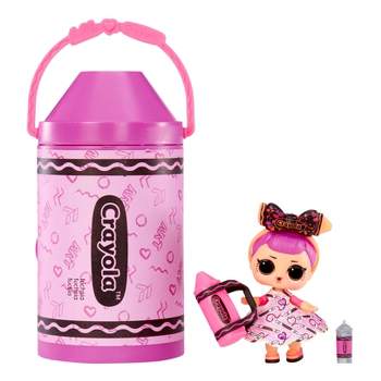 L.O.L. Surprise! Loves CRAYOLA Color Me Studio- with Collectible Doll, Over 30 Surprises, Paper Dresses, Crayon Dolls