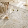 MontVoo Soft Medallion Washable Rug Beige - 4 of 4
