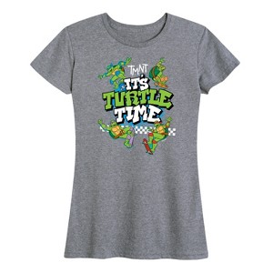Women's - Teenage Mutant Ninja Turtles - It's Turtle Time Short Sleeve Graphic T-Shirt - 1 of 4