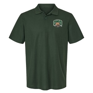 Men's Ohio University Primary Mark Cotton Polo Short Sleeve T-Shirt - 1 of 4