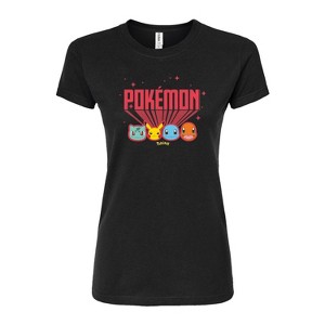 Women's - Pokémon - Retro Pokémon Fitted Graphic T-Shirt - 1 of 3