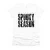 Spooky Season Block Distressed - Women's Short Sleeve Graphic T-Shirt - 3 of 4