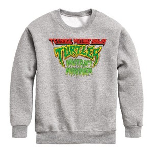 Boys' - Teenage Mutant Ninja Turtles - Movie Logo Graphic Long Sleeve Fleece Sweatshirt - 1 of 4