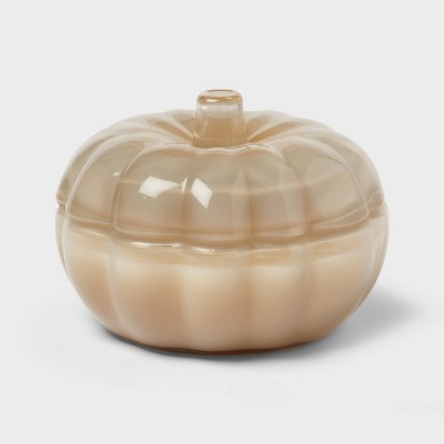 2 Wick Lidded Glass Pumpkin Vanilla Jar Candle 5oz - Threshold™