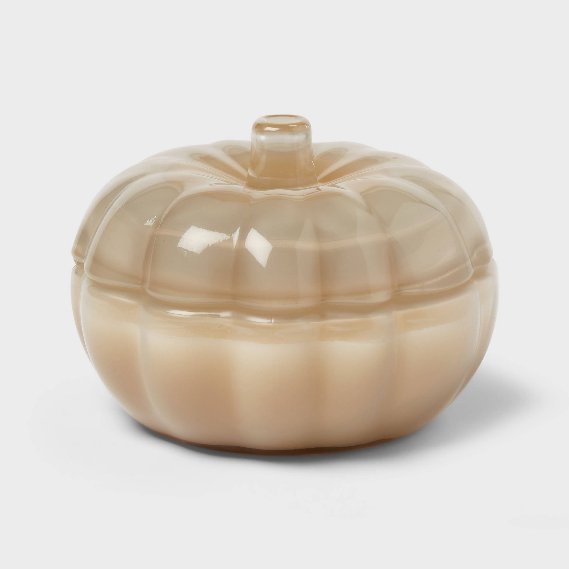 2 Wick Lidded Glass Pumpkin Vanilla Jar Candle 5oz - Threshold™