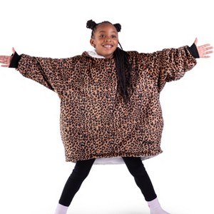 The Bare Homey - Kids Wearable Blanket - Fleece Side Pockets - 1 of 4