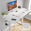 Fontoi Desks, Standing Desk with Splice Board, Home Office Desk with Adjustable Height, Ergonomic Rising Desk, White, 24"*40"*27.5" - 3 of 3