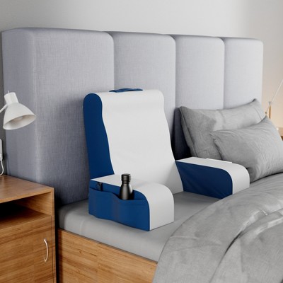 Kolbs Reading Pillow | Full Support for Comfort Solid Foam | Back Pillow for Bed Sitting Up TV Book Gaming Pillow