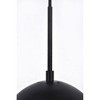 Elegant Lighting Eclipse 1 Light Black Pendant With Clear Glass - 4 of 4