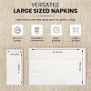 Inspire Linen Feel Disposable Napkins | Elegant Guest Hand Towels For Fine Dining, Bathroom, Washing Station, | 200 Count - 2 of 4
