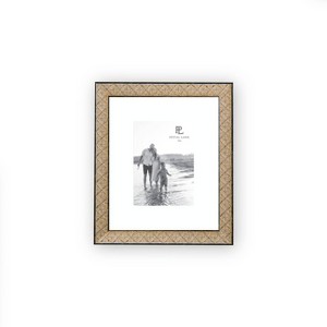 Petal Lane Matted Photo Frame Copper Black - 1 of 4