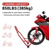 850 LBS Capacity Motorcycle Stand, Front and Rear Combo Motorcycle Lift Stand, Adjustable Rocker Shaft, for Most Sport, Cruiser, Dirt Bikes - 3 of 4