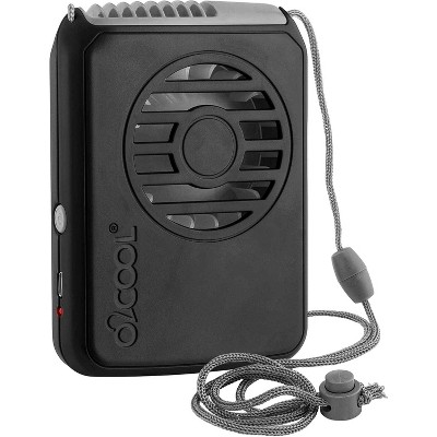 O2COOL Personal Travel Rechargeable Battery Powered Neck Cooling Fan