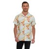 Super Triple Goose Men’s Textured Printed Camp Collar Shirt – Vintage-Inspired Stretch Shirt with Moisture Wicking & Easy Care - 3 of 4