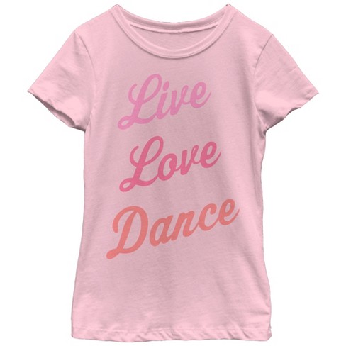 Live Love Laugh pink feminine Cute Writing Inspire' Women's T-Shirt