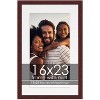 PosterPalooza | Brown Frame with White Photo Mat, UV Acrylic Front, Foam Board Backing, 60 Sizes Available - 2 of 4