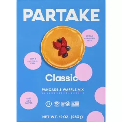 Partake Gluten Free Classic Pancake & Waffle Mix - 10oz