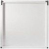 CosmoLiving by Cosmopolitan 40" x 40" Wood Geometric Intricately Carved Wall Decor White: Contemporary Style, Vertical Orientation - 3 of 4