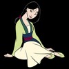 Men's Mulan Sitting Pose T-Shirt - 2 of 4