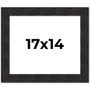PosterPalooza | Contemporary Black Picture Frame - UV Acrylic, Backing Board, Hanging Hardware Included - 1 of 4