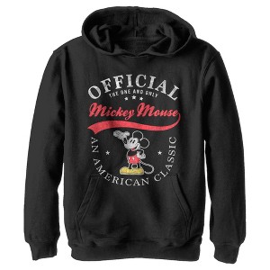 Boy's Disney Mickey Mouse Official One & Only Pull Over Hoodie - 1 of 4