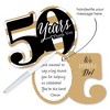 Big Dot of Happiness We Still Do - 50th Wedding Anniversary - Shaped Thank You Cards - Anniversary Party Thank You Cards with Envelopes - Set of 12 - 2 of 4