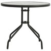 vidaXL Bistro Table Anthracite Ø31.5"x28" Steel - 2 of 4