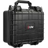 Eylar® SA00022 Small Waterproof and Shockproof Gear and Camera Hard Case with Foam Insert (Black) - 4 of 4