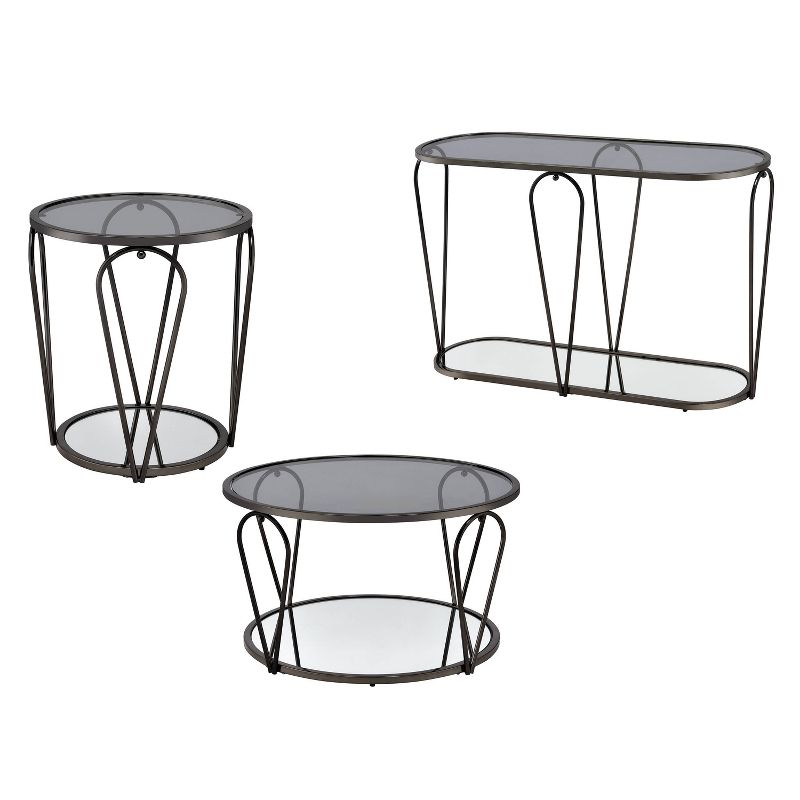 3pc Kuut Glam Coffee Table Set - HOMES: Inside + Out, 1 of 24