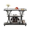 Dexmalle Industrial Kitchen Bar Cart with Tier Storage Shelves - 4 of 4