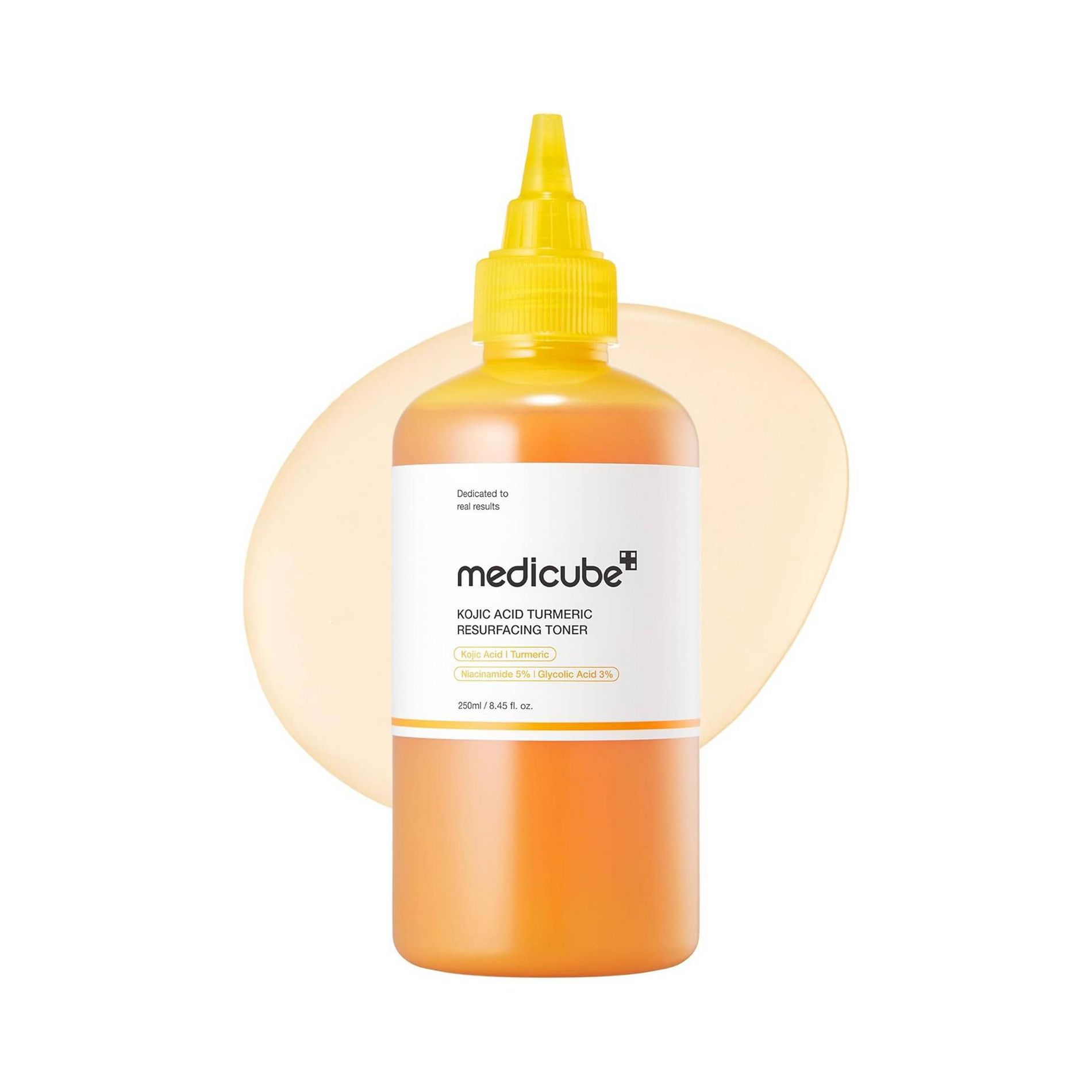 medicube Korean Skincare Kojic Acid Turmeric Resurfacing Face Toner - 250ml