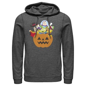 Men's Toy Story Halloween Toy Treats Pull Over Hoodie - 1 of 4