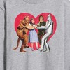 Men's - Wizard of Oz - Dorthy and Friends Photo Heart Long Sleeve Graphic T-Shirt - 2 of 4