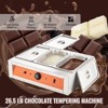 VEVOR Chocolate Tempering Machine, 26.5 Lbs 3 Tanks Chocolate Melting Pot TEMP Control 86~185℉,1500W Stainless Steel Electric Commercial Food Warmer - 3 of 4