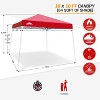 EAGLE PEAK Slant Leg Pop-up Canopy Tent Easy One Person Setup Instant Outdoor Beach Canopy Folding Portable Sports Shelter - 3 of 4