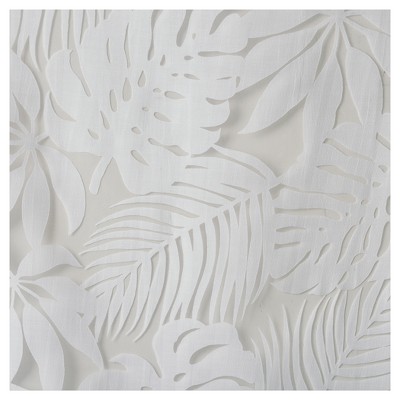 Maui White Sheer Grommet Top Window Drapes