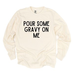 Simply Sage Market Gravy On Me Garment Dyed Long Sleeve - 1 of 4