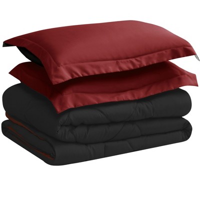 Swift Home | 3-Piece Reversible Down-Alternative Comforter Set
