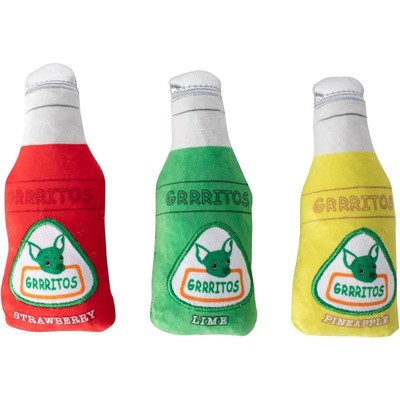 ZippyPaws Plush Dog Toy Set, Interactive Hide and Seek Play, Fiesta Till You Siesta, Pet Shop Collection