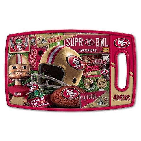 Nfl San Francisco 49ers Retro Series Cutting Board : Target