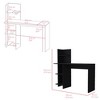 XIYUYEU Home Office Desk Modern Writing Desk with 4-Layer Open Storage Shelf for Office and Study - 3 of 4