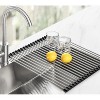 LunaLulinlk 17.7" x 15.5" Roll Up Dish Drying Rack Over Sink Drying Rack Sink Cover Kitchen Sink Accessories Gadget Multipurpose Organizer Foldable - 2 of 4