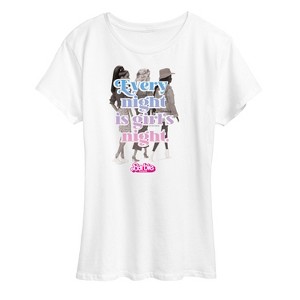 Women's - Barbie - Every Night Is Girls Night Short Sleeve Graphic T-Shirt - 1 of 4