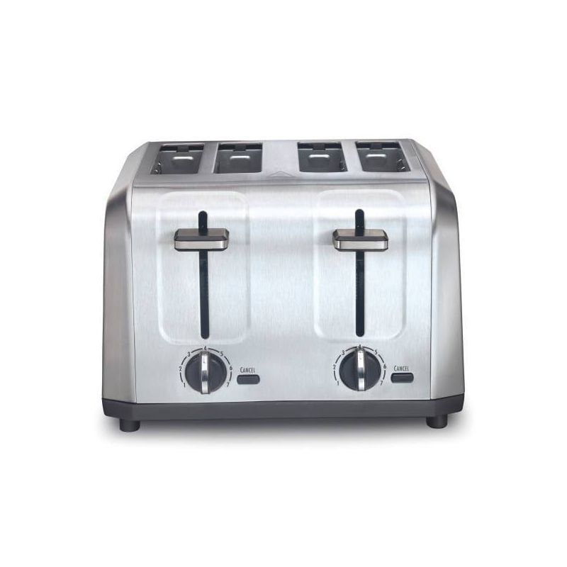 Hamilton Beach 4 Slice Toaster Brushed Stainless Steel - 24714, 1 of 6